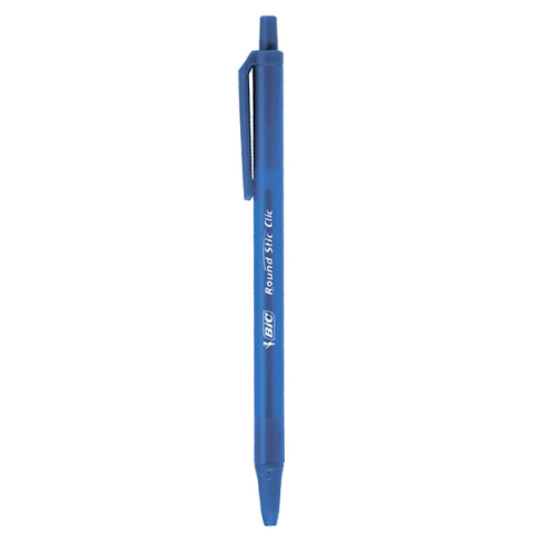 Birotică și Papetărie - Pix unica folosinta albastru round stic clic bic