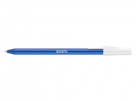 Pix unica folosinta, grosime scriere 0.7 mm, albastru, corp flexibil, din plastic Signetta ICO [2]