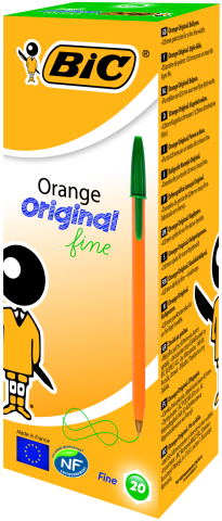 Birotică și Papetărie - Pix unica folosinta verde 20/cut orange bic