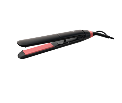 Placa de par philips straighcare essential bhs376/00, tehnologie thermoprotect, placi cu infuzie de cheratina, negru, l x a x i (mm)  54x346x90 [1]