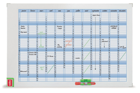 Organizare, arhivare, prezentare - Planner magnetic saptamanal 90*60 cm performance nobo