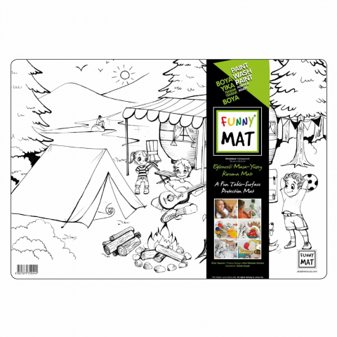 Art & Craft si Artizanat - Desene de Colorat, Fise de Colorat si Planse - Camping