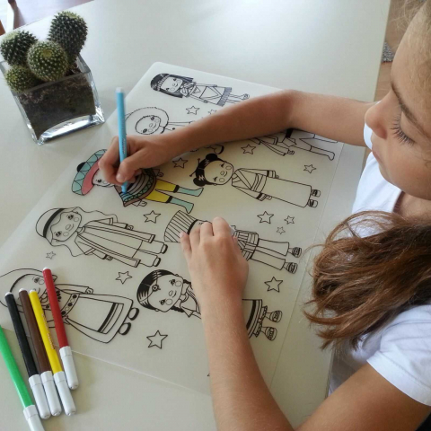 Desene de Colorat, Fise de Colorat si Planse - Children Of the World [1]