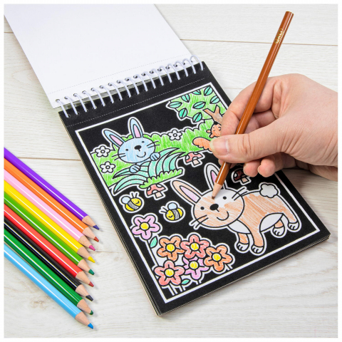 Art & Craft si Artizanat - Planse din catifea pentru colorat - Animalute