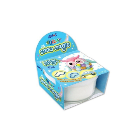 Plastilină, Pastă modelaj, Lut - Plastilina Amos iClay SM70, 70g, alb, set 70g