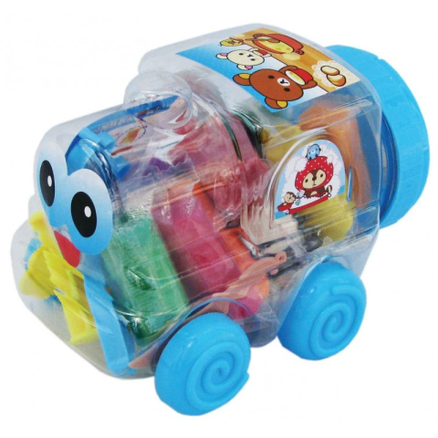 Art & Craft si Artizanat - Plastilina Cnx 312, 219g, galetusa in forma de locomotiva, set 12 culori