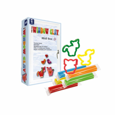 Art & Craft si Artizanat - Plastilina decorativa pentru geam - MIDI