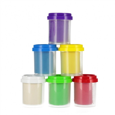 Plastilina Mega Creative Colour Dough 545751, 5x6x5cm, 6x56g, set 6 culori [1]