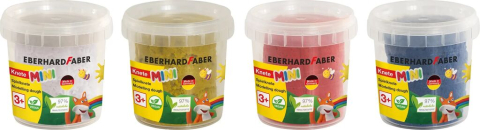 Plastilina modelaj 4culori basic x 140g eberhard faber [1]