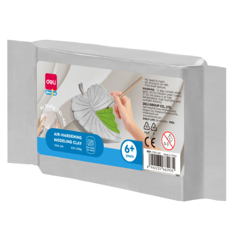 Art & Craft si Artizanat - Plastilina modelaj gri 500g deli