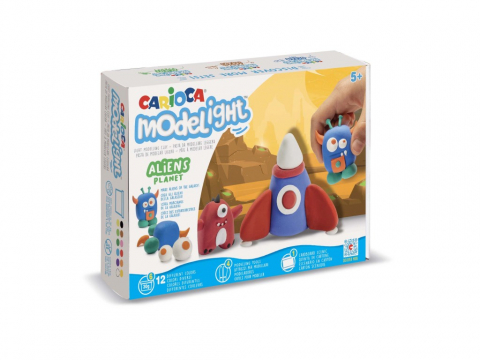 Art & Craft si Artizanat - Plastilină ModeLight Maxi PlayBox Carioca