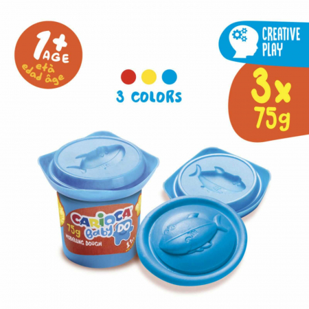 Set 4 cutii de plastilina BIO pentru modelaj, plastilina pentru copii. [5]