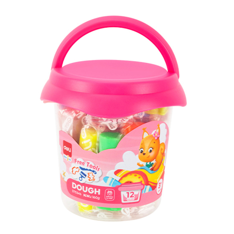Plastilina soft galetusa 12 culori 160g deli [1]