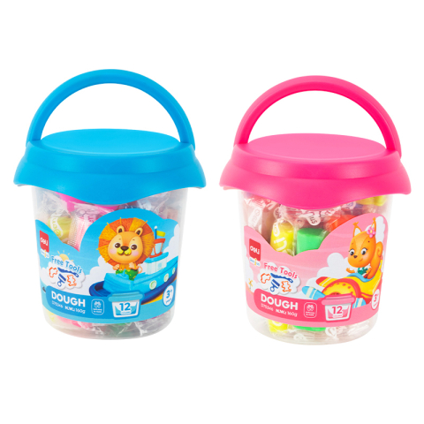 Plastilina soft galetusa 12 culori 160g deli [2]