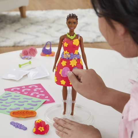 Play doh barbie set creatii vestimentare florale copii varsta 5 ani - 10 ani [4]