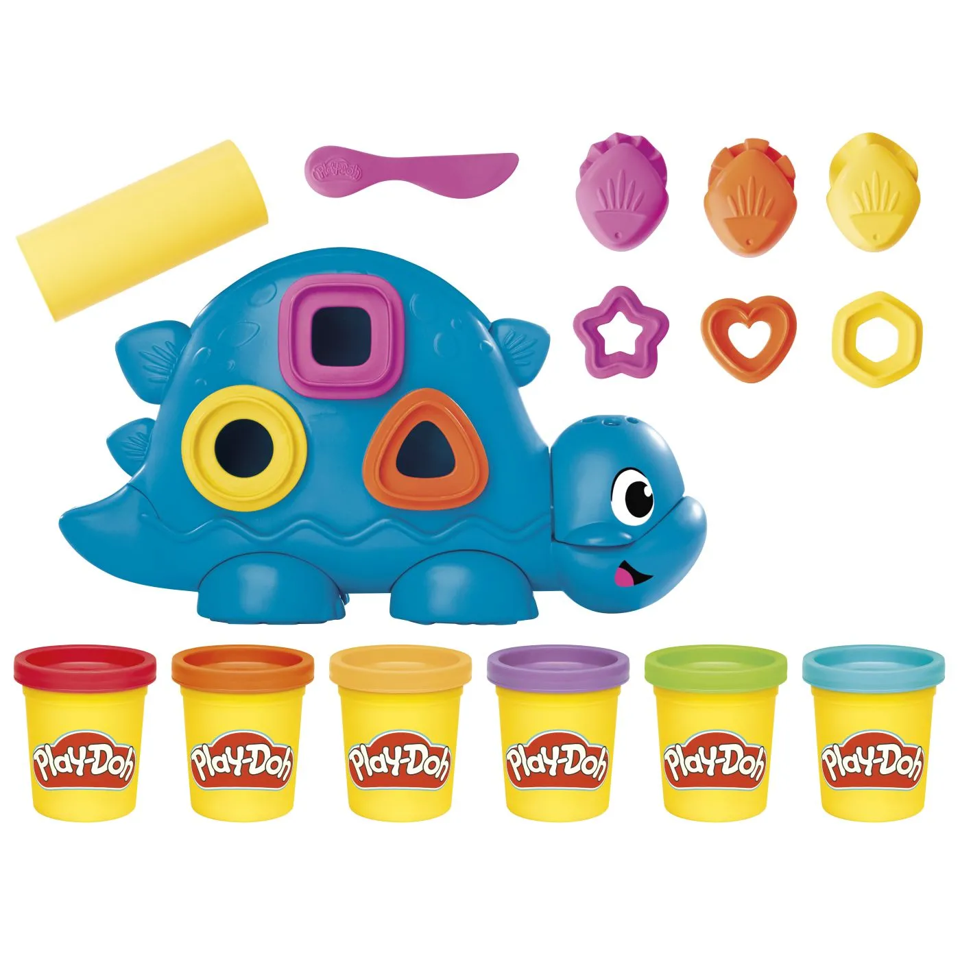 Play doh jucarie cu activitati dinozaur cu forme si culori, copii varsta 2 ani pana la 6 ani [1]