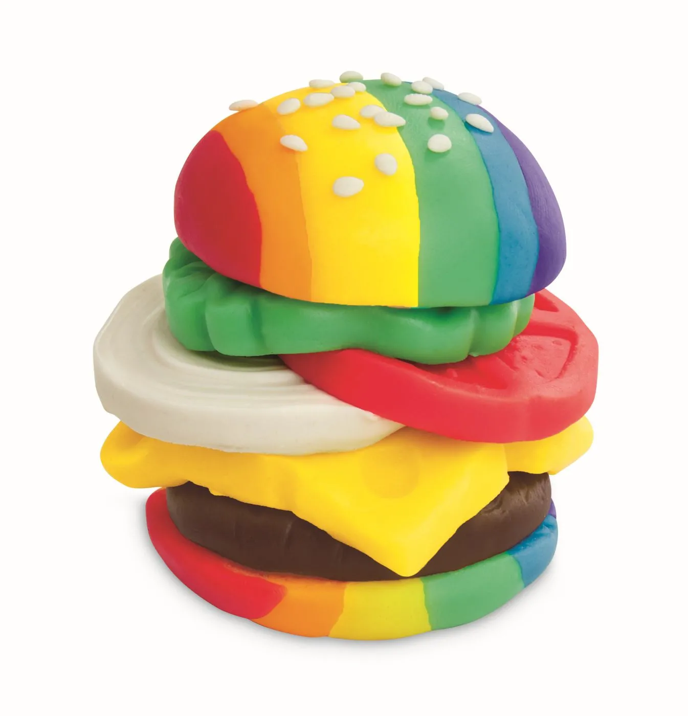 Play doh kitchen creations set de gatit hamburger, copii varsta 3 ani pana la 7 ani [6]