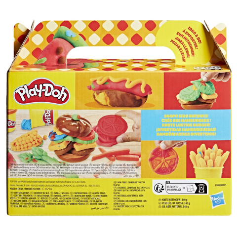 Play doh set de gatit burger copii varsta 3 ani - 8 ani [5]