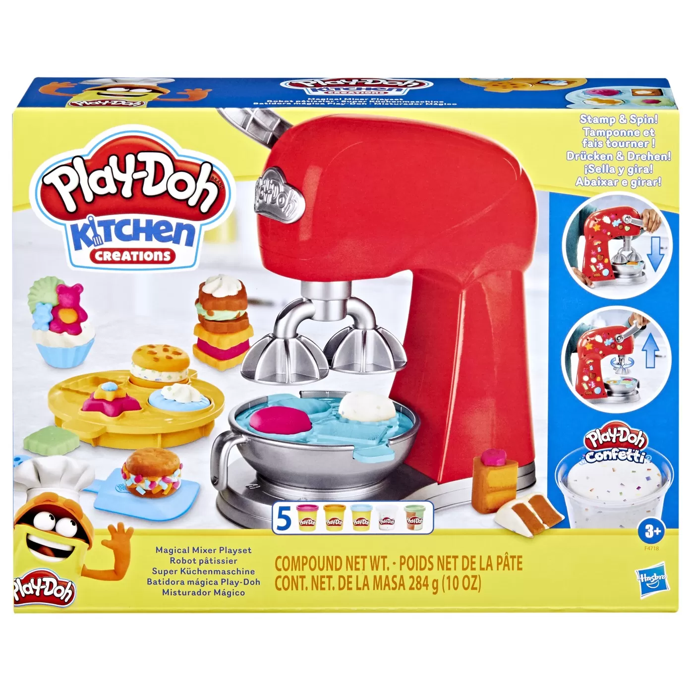 Plastilină, Pastă modelaj, Lut - Mixer, Set Plastilina si Forme Modelatoare Play-Doh, varsta de la 3 ani la 7 ani