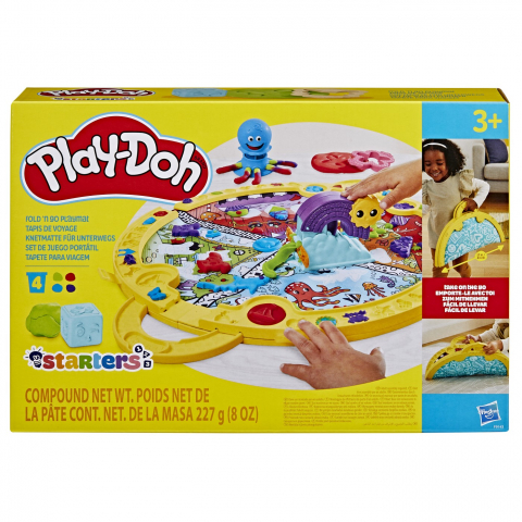 Jucării interactive bebeluși - Play doh starters covoras de joaca pliabil, varsta de la 3 ani la 6 ani