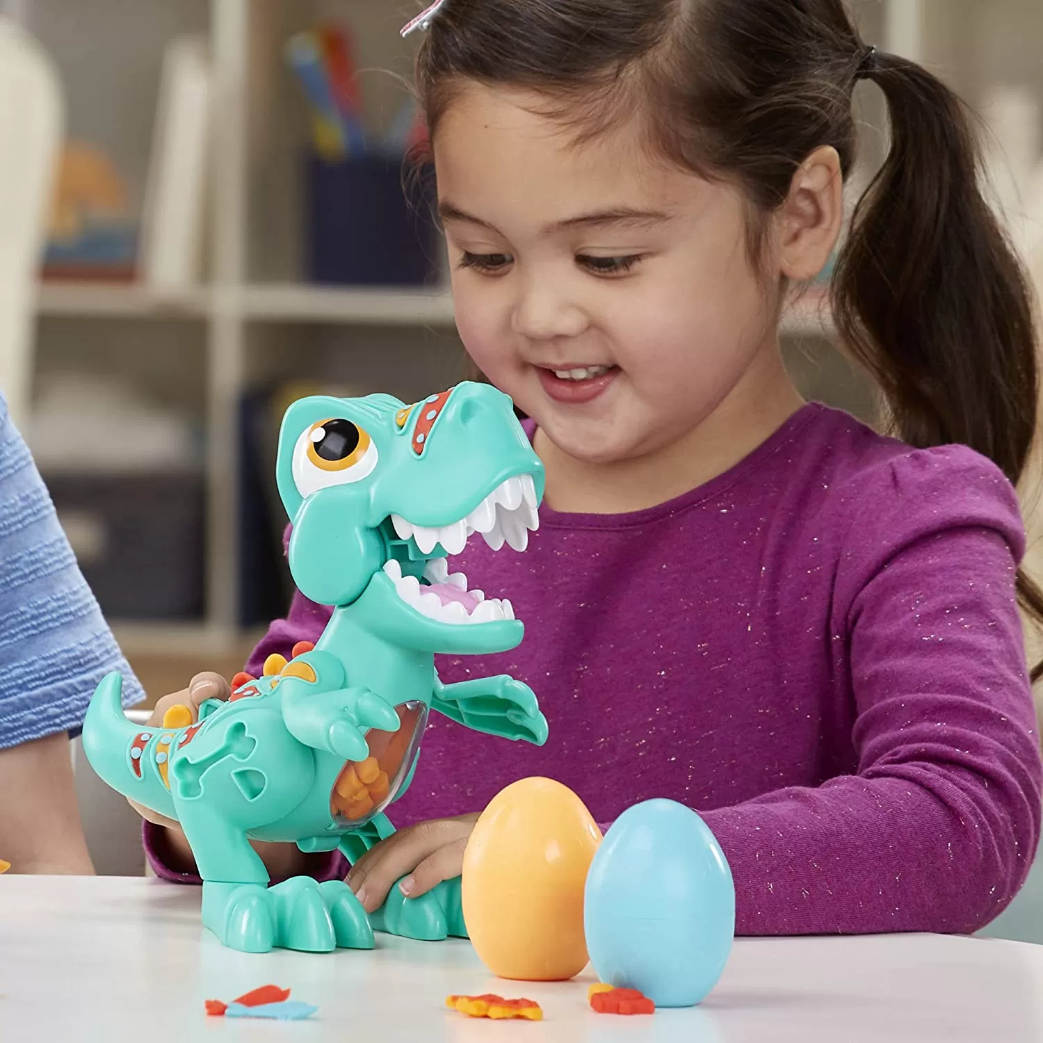 Playdoh dinozaurul mancacios t-rex, varsta de la 3 ani la 10 ani [3]