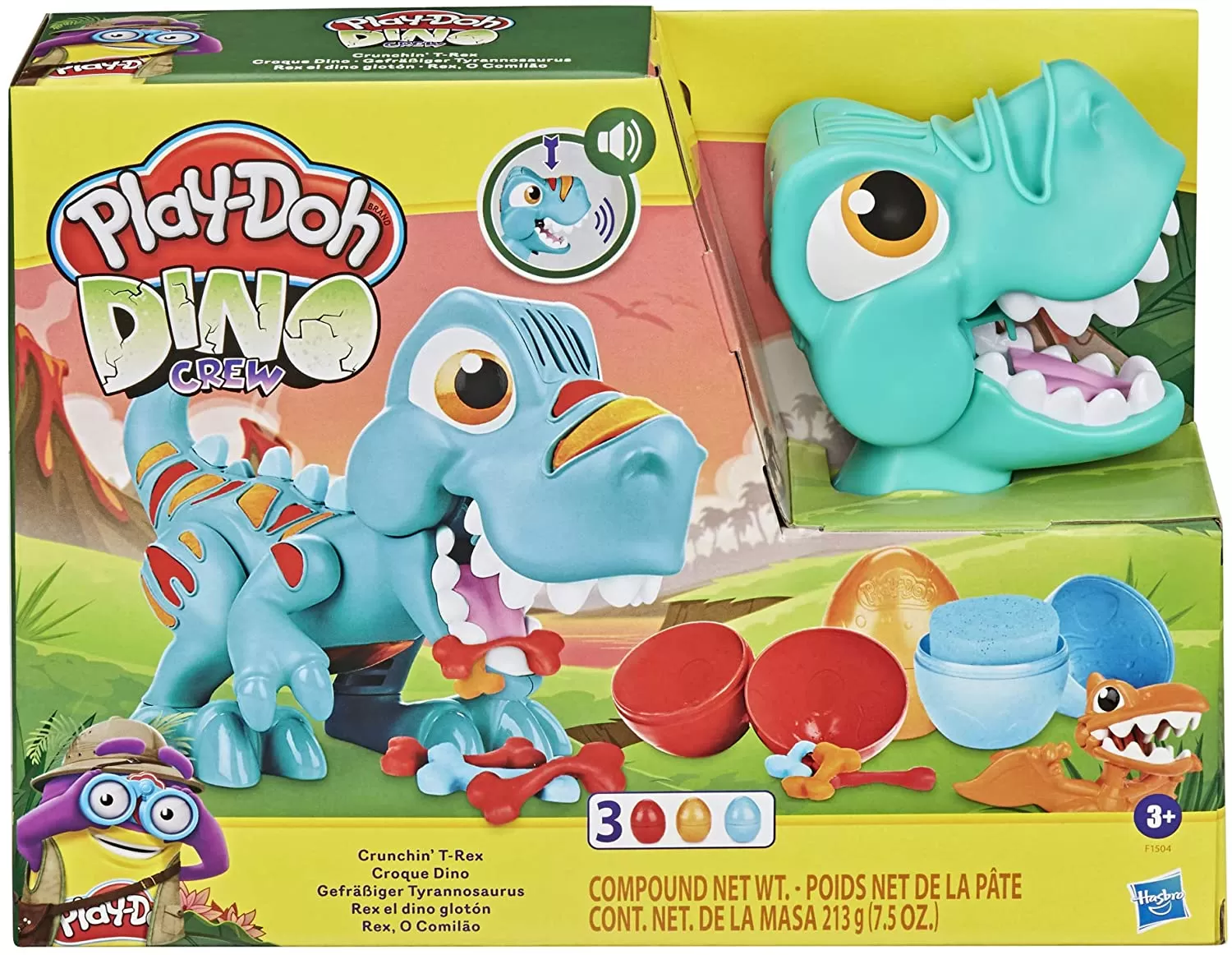 Jucării și Jocuri pentru copii - Playdoh dinozaurul mancacios t-rex, varsta de la 3 ani la 10 ani