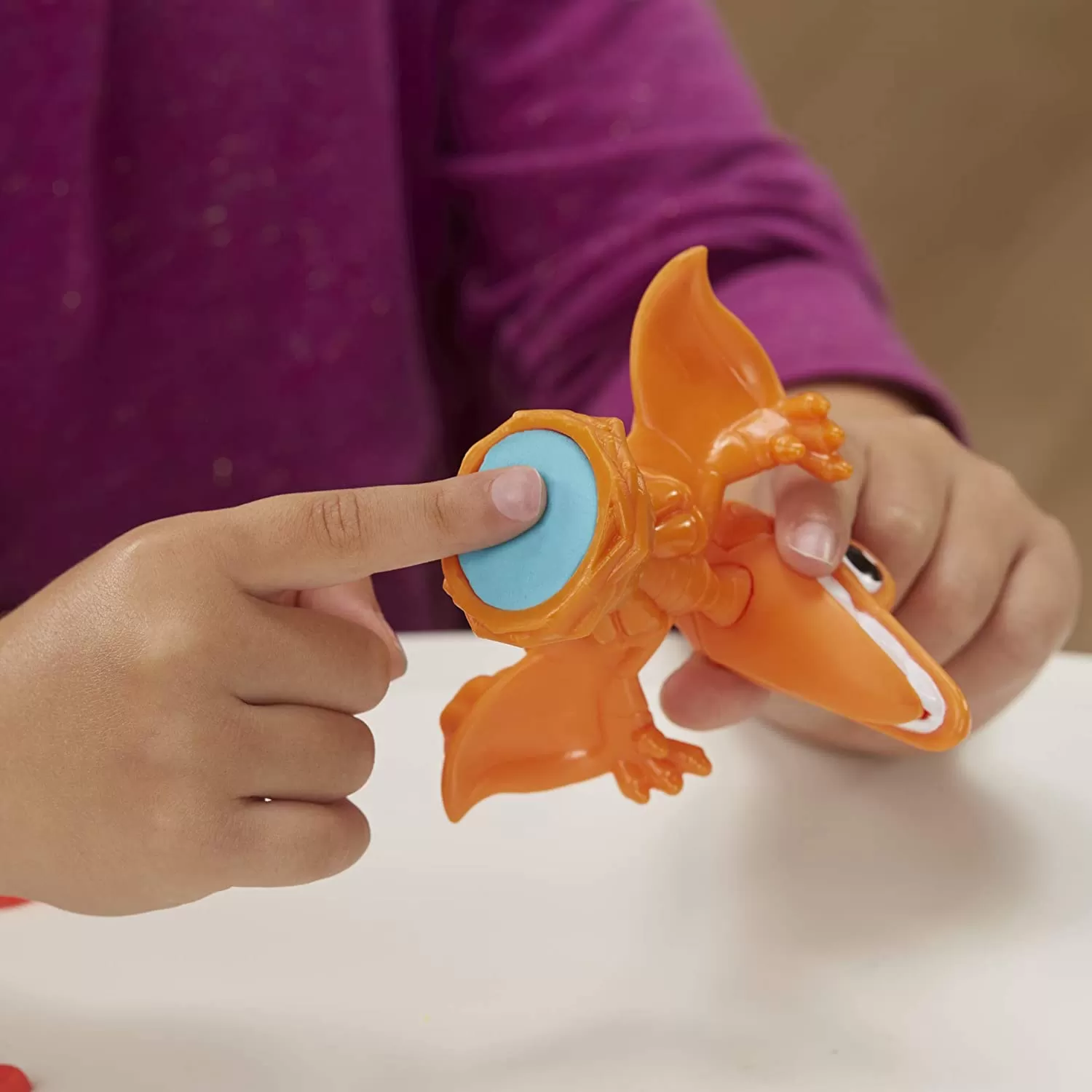 Playdoh dinozaurul mancacios t-rex, varsta de la 3 ani la 10 ani [6]