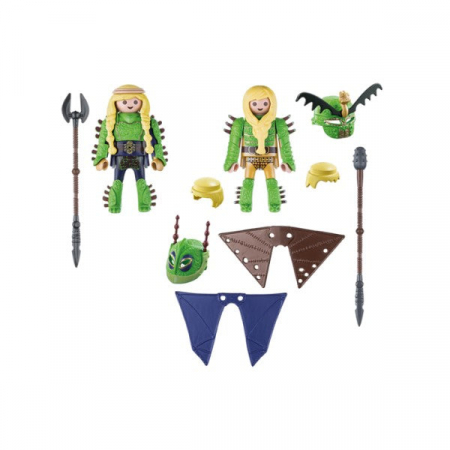Playmobil Dragons - Raffnut si Taffnut in costume de zbor [5]