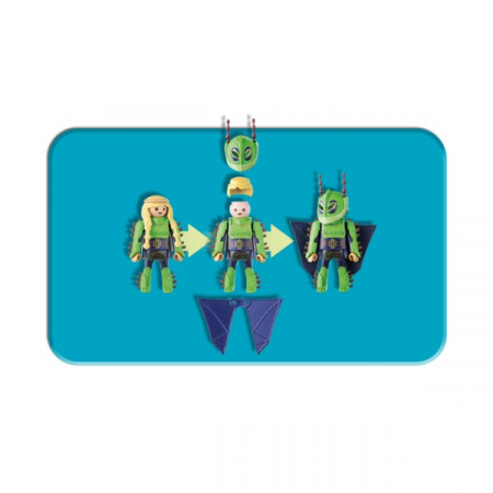 Playmobil Dragons - Raffnut si Taffnut in costume de zbor [6]