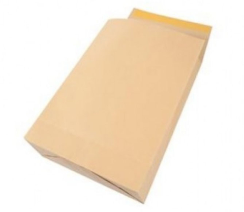 Birotică și Papetărie - Plic b4 silicon burduf 150mm 120g 250*353mm maro tip t gpv