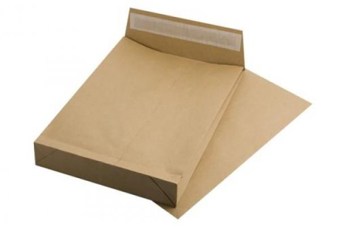 Birotică și Papetărie - Plic b4 silicon burduf 50mm 120g 250*353mm maro tip t 10/s gpv