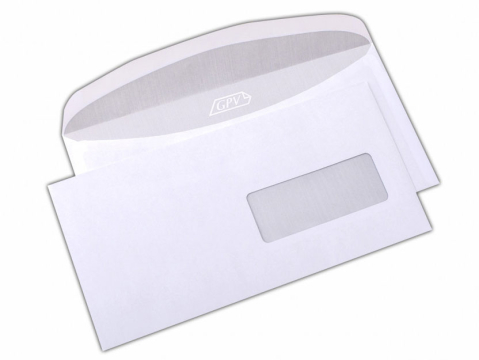 Birotică și Papetărie - Plic c6/c5 gumat fer dr 35*90mm 80g 114*229mm alb 1000/c gpv