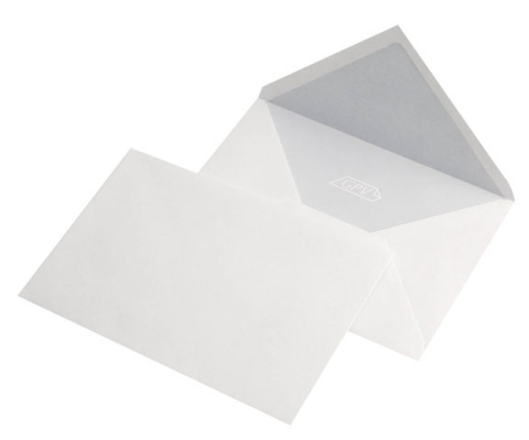 Birotică și Papetărie - Plic c6 gumat 70g 114*162mm clapa v alb 1000/c gpv