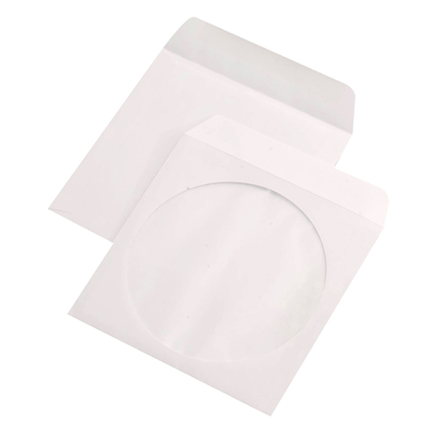 Birotică și Papetărie - Plic cd gumat 90g 124*127mm fer centrata 25/s gpv