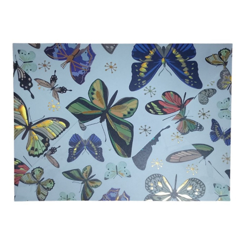 Birotică și Papetărie - Plic color CNX, 120g/mp, 130x180mm, model cu fluturasi, set 10 buc