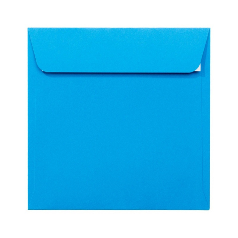 Birotică și Papetărie - Plic color PC1616A, albastru, 120g/mp, 160x160mm, autoadeziv, set 25 buc