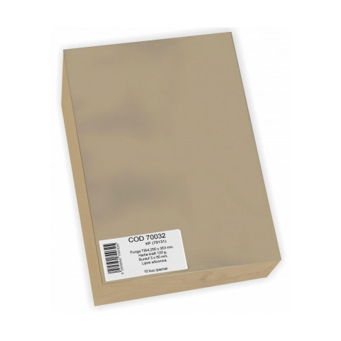 Birotică și Papetărie - Plic cu burduf B4T GPV 70032, kraft, 120g/mp, 250x353mm, siliconic, set 10 buc