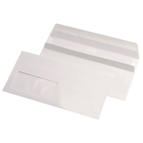Birotică și Papetărie - Plic dl autoad fer st 45*90mm 80g 110*220mm alb 1000/c gpv
