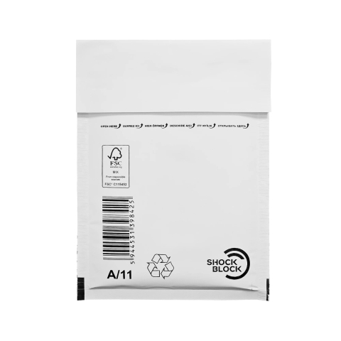 Birotică și Papetărie - Plic perna aer a/11 ext-122*175mm/int-100*165mm alb 200/c gpv