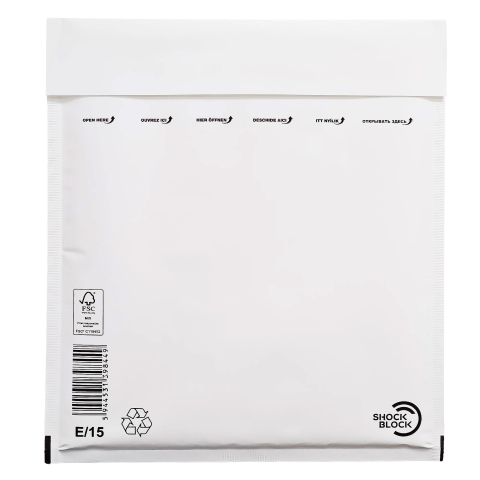 Birotică și Papetărie - Plic perna aer e/15 ext-240*275mm/int-220*265mm alb 100/c gpv