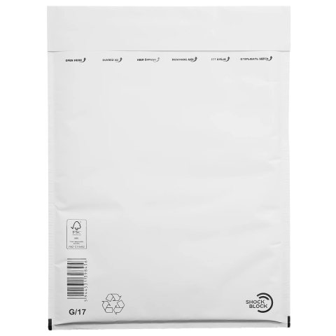 Birotică și Papetărie - Plic perna aer g/17 ext-250*350mm/int-230*340mm alb 100/c gpv