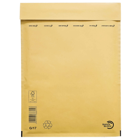 Birotică și Papetărie - Plic perna aer g/17 ext-250*350mm/int-230*340mm maro gpv