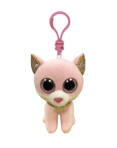 Jucarii de Plus - Plus breloc ty 8.5cm boos fiona pisica roz