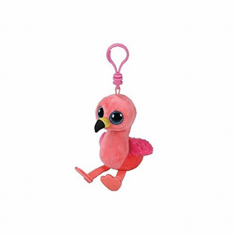 Jucarii de Plus - Plus breloc ty 8.5cm boos gilda flamingo