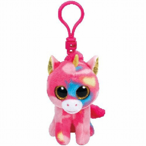 Jucarii de Plus - Plus breloc ty 8.5cm boos unicorn multicolor