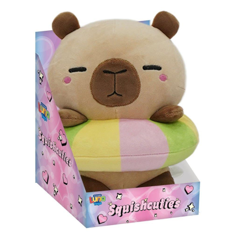 Jucarii de Plus - Plus Capybara 21cm Donut Squishcuties Luna