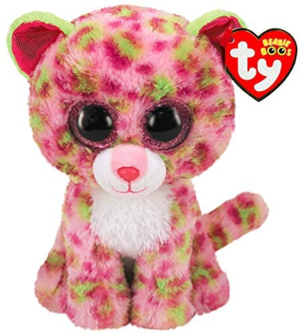 Jucarii de Plus - Plus ty 15cm boos leopard roz