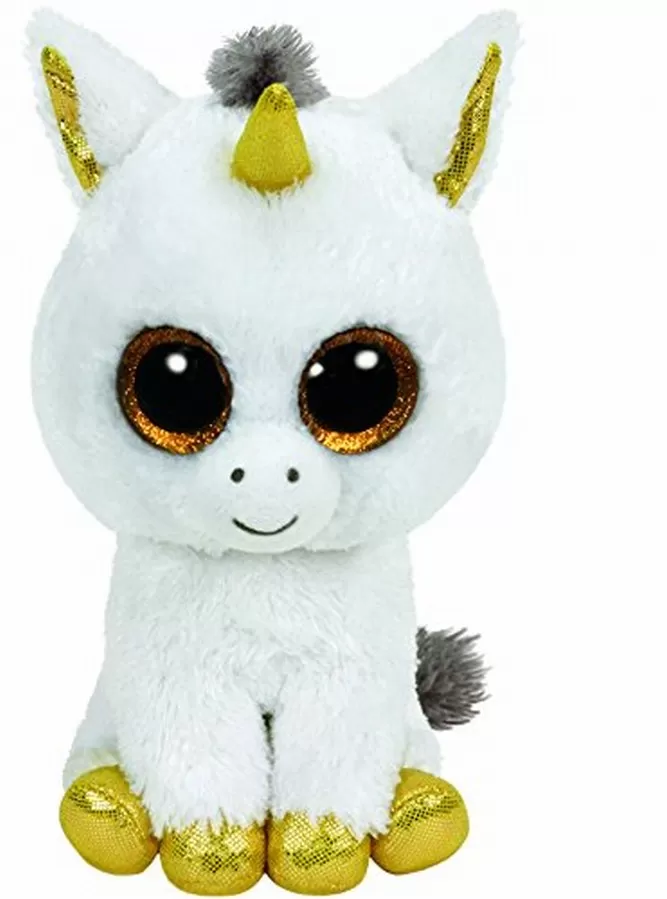 Jucării și Jocuri pentru copii - Plus ty 15cm boos pegasus unicorn alb, varsta de la 3 ani la +15 ani