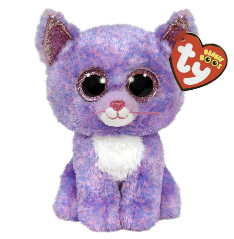 Jucarii de Plus - Plus ty 15cm pisica lavanda