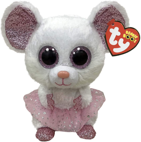 Jucarii de Plus - Plus ty 15cm soricel balerina alb